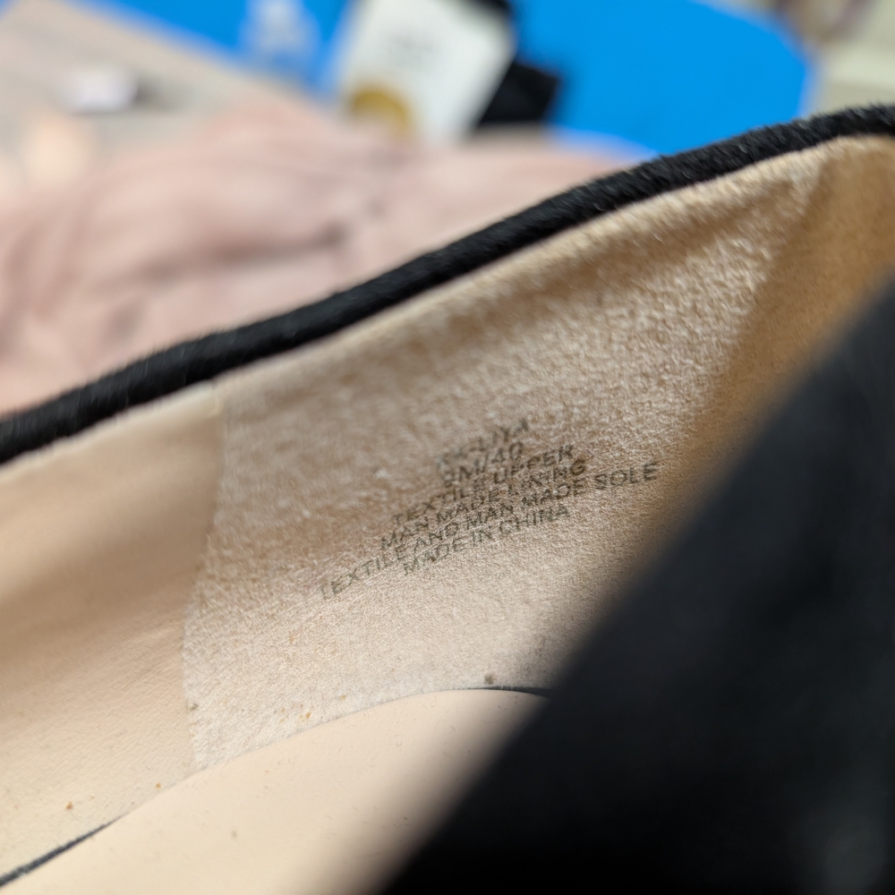 Kelly & Katie Black Suede Block Heels - Picture 4 of 4